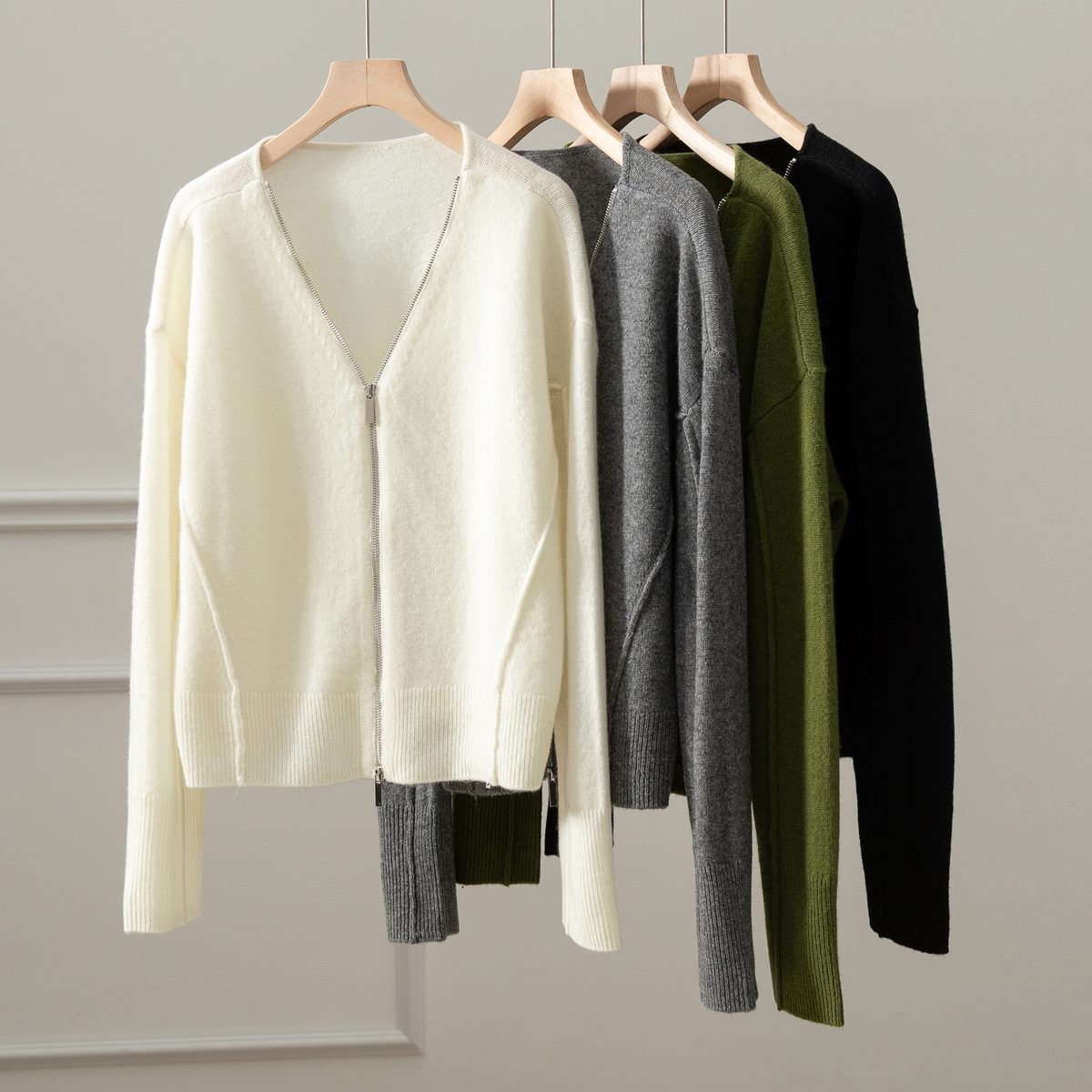 Notch Collar Cardigan - 25133
